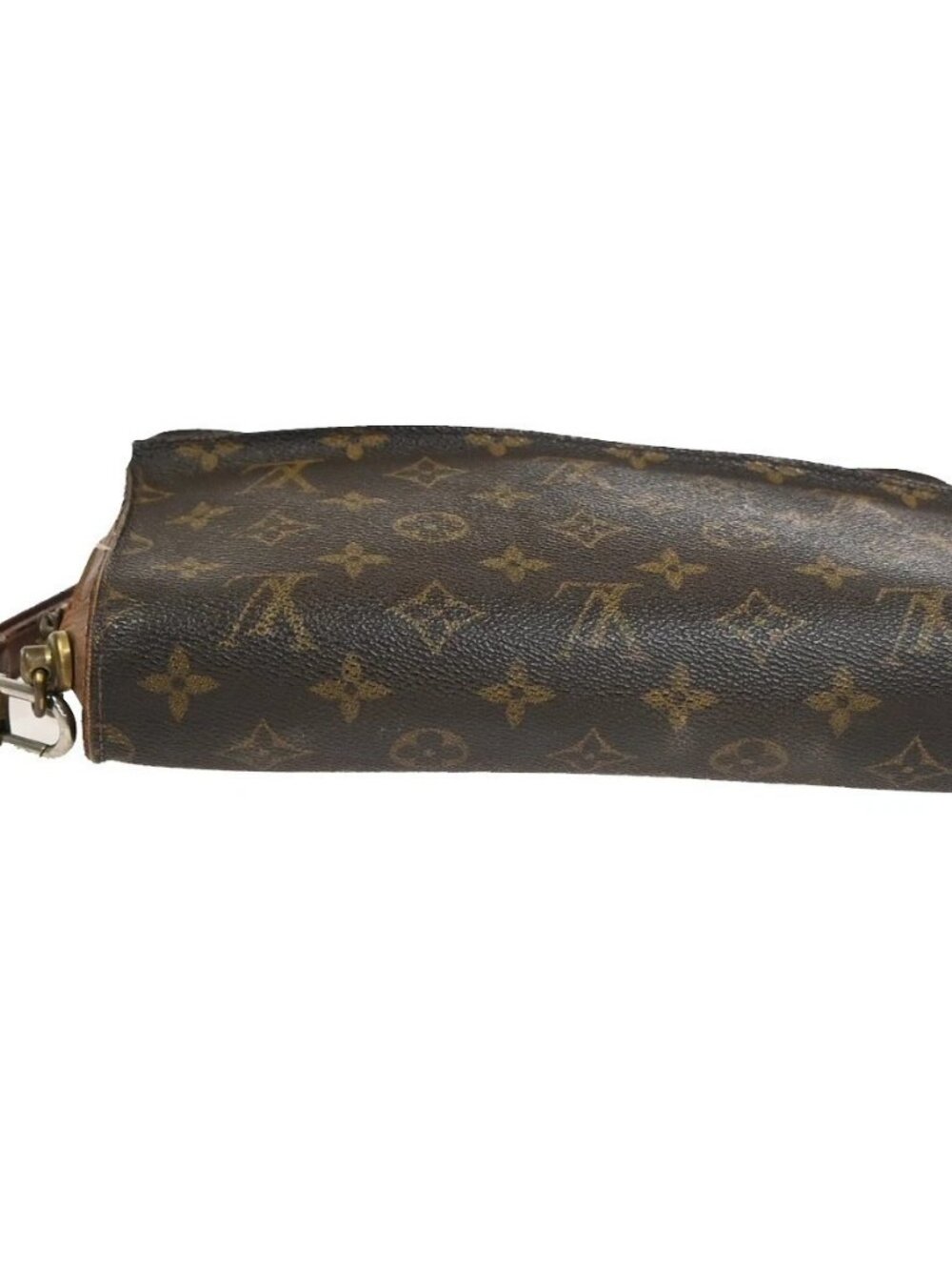 LOUIS VUITTON Orsay Clutch Hand Bag Monogram Leather Brown France - Picture 6 of 16